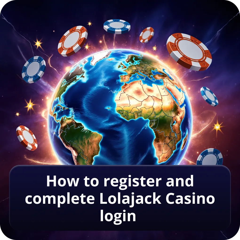 How to register and complete Lolajack Casino login